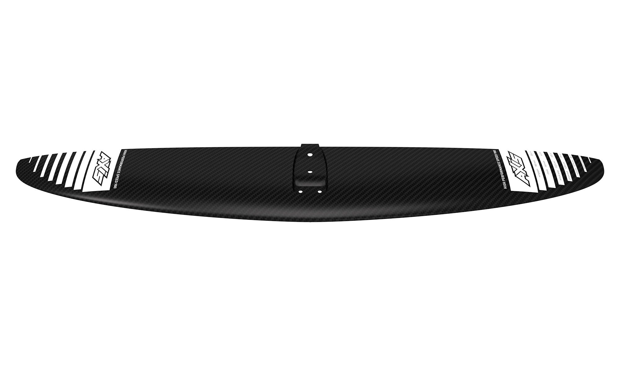Переднее крыло фойла AXIS Foils HPS 980 Carbon Hydrofoil Wing — в работе на воде