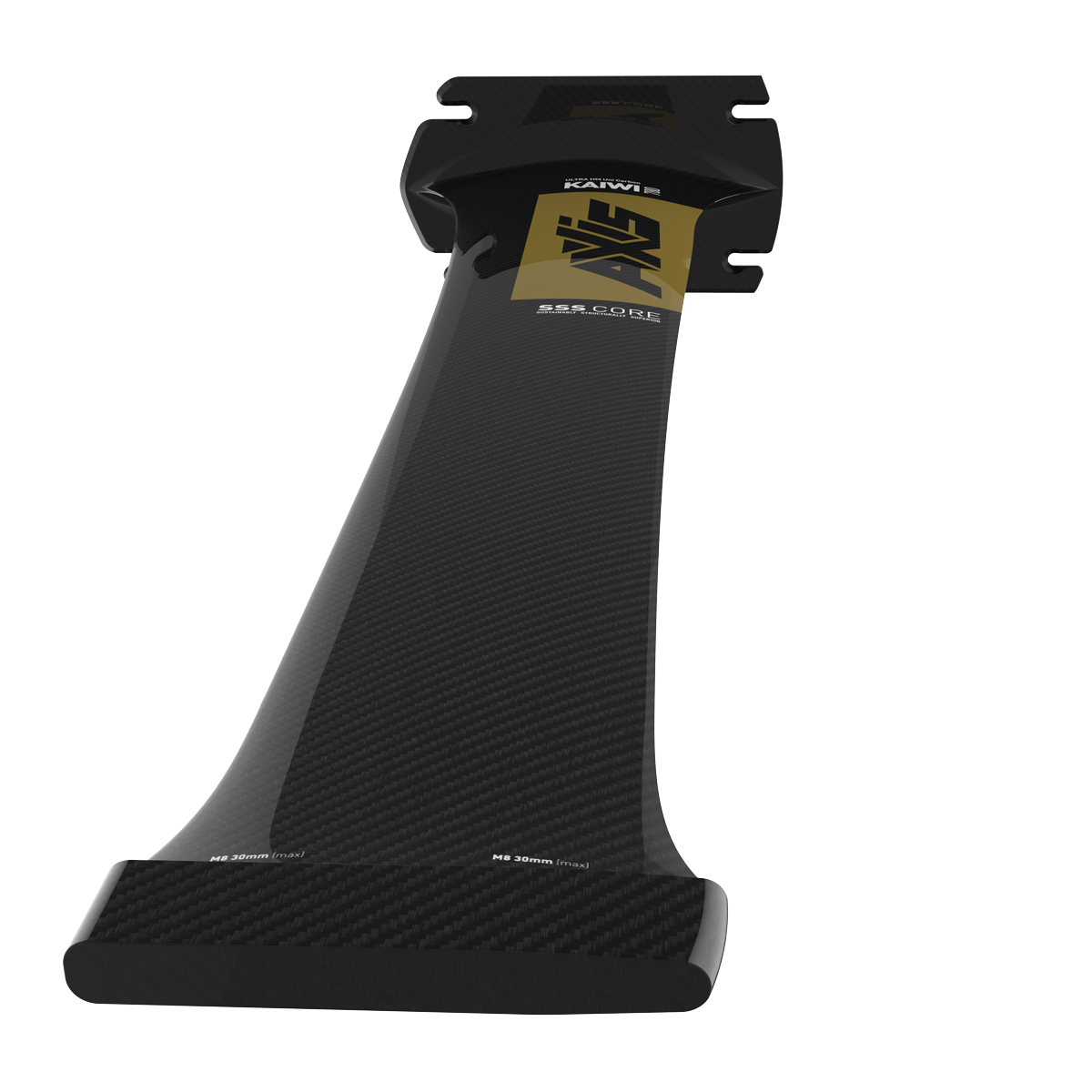 Мачта фойла AXIS Foils KAIWI Ultra High Modulus Uni Carbon Mast 780 — вид сверху