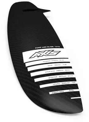 Переднее крыло фойла AXIS Foils PNG 1310 Carbon Hydrofoil Wing — вид сверху