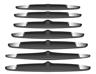 Переднее крыло фойла AXIS Foils PNG 1310 Carbon Hydrofoil Wing — крупный план