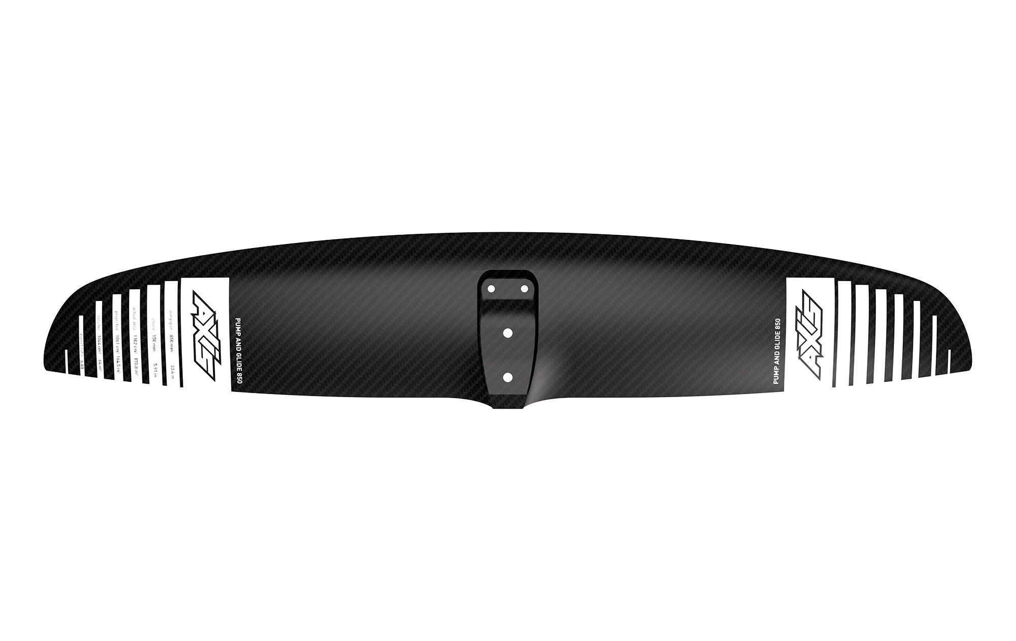 Переднее крыло фойла AXIS Foils PNG 850 Carbon Hydrofoil Wing — вид сбоку
