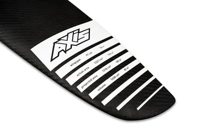 Переднее крыло фойла AXIS Foils PNG 910 Carbon Hydrofoil Wing — вид сверху