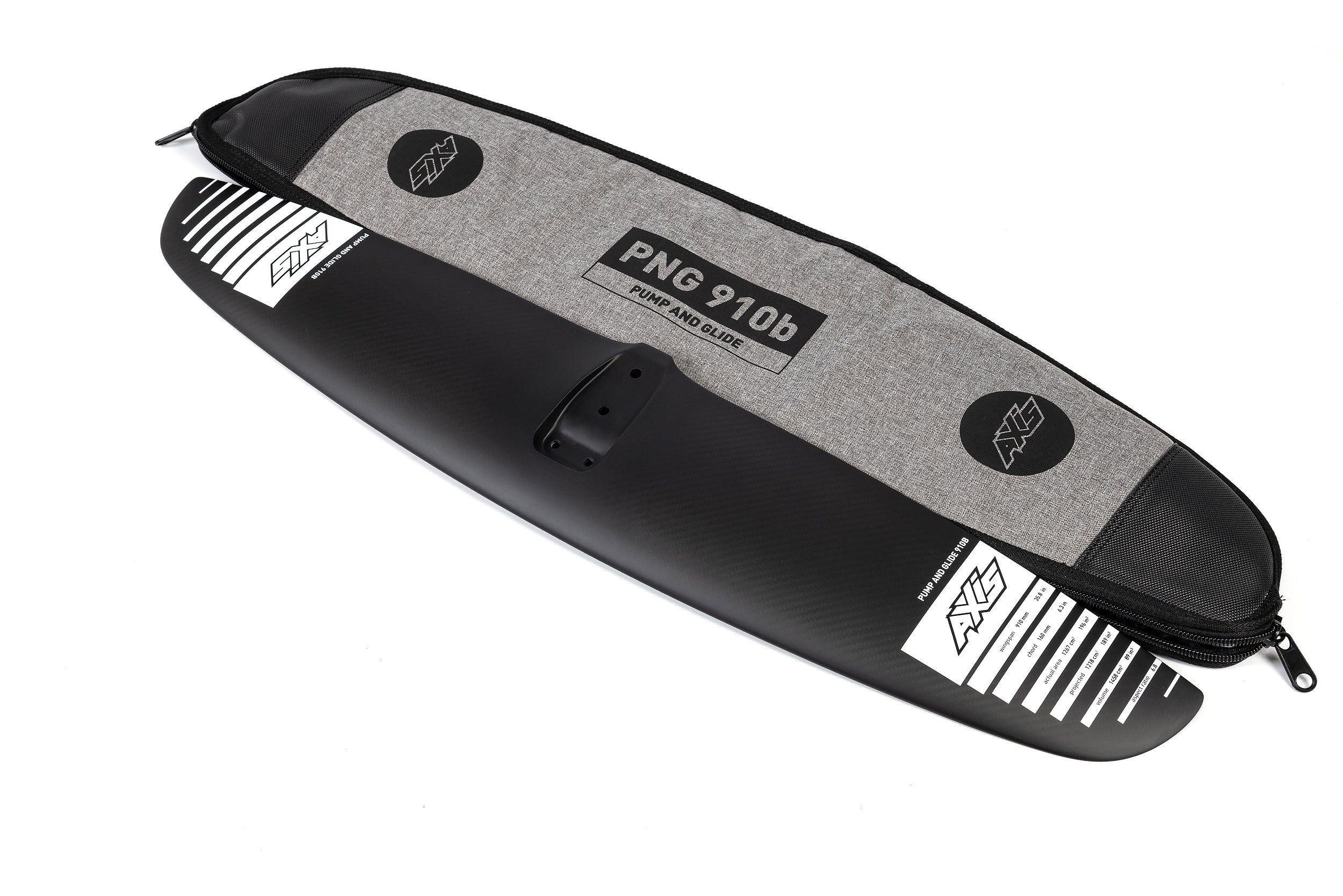 Переднее крыло фойла AXIS Foils PNG 910b Carbon Hydrofoil Wing — вид сверху