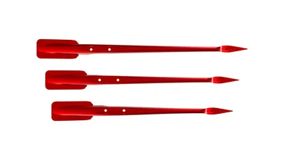 Фюзеляж фойла AXIS Foils Red Crazyshort Advance Fuselage — крупный план
