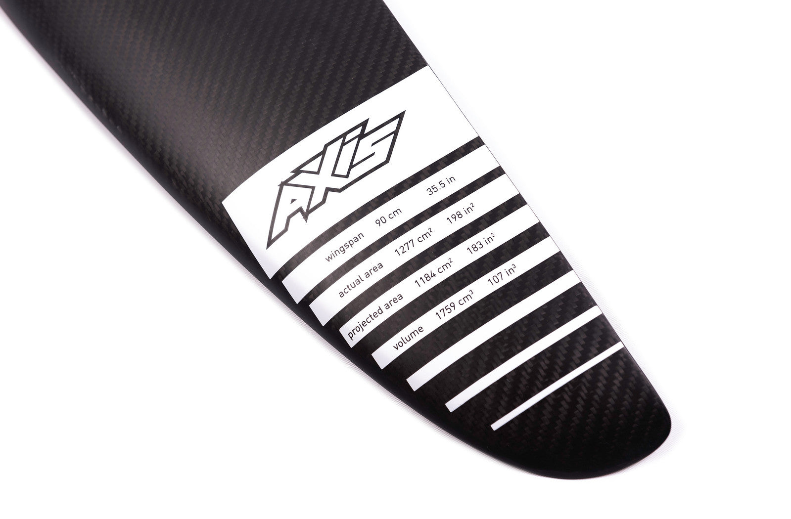 Переднее крыло фойла AXIS Foils 900mm HA Carbon Front Wing — construction detail