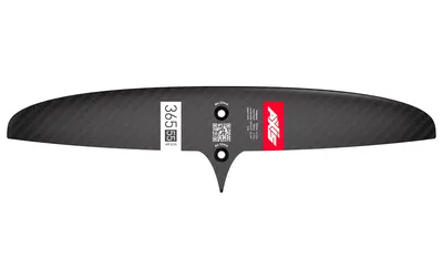 Переднее крыло фойла AXIS Foils SKINNY - 365/55 Carbon Rear Hydrofoil wing — вид сбоку