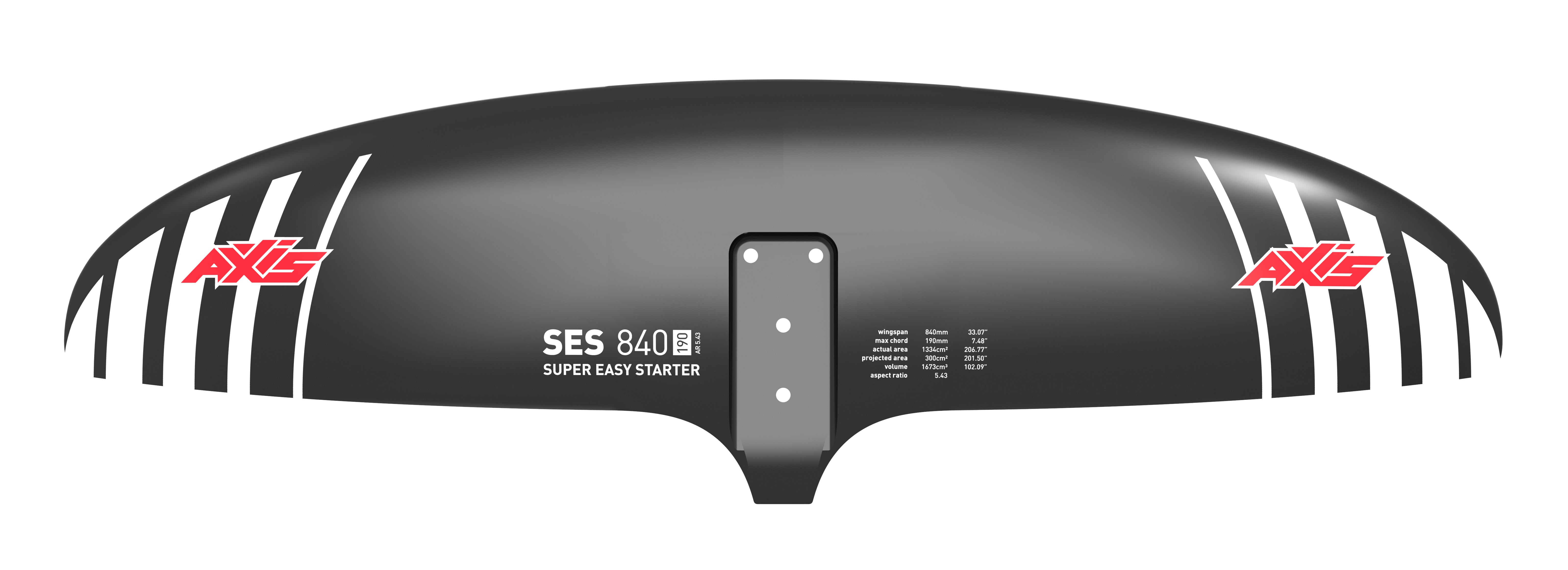 Гидрофойл AXIS Foils Super Easy Start (SES) Foil Package 840 — construction detail