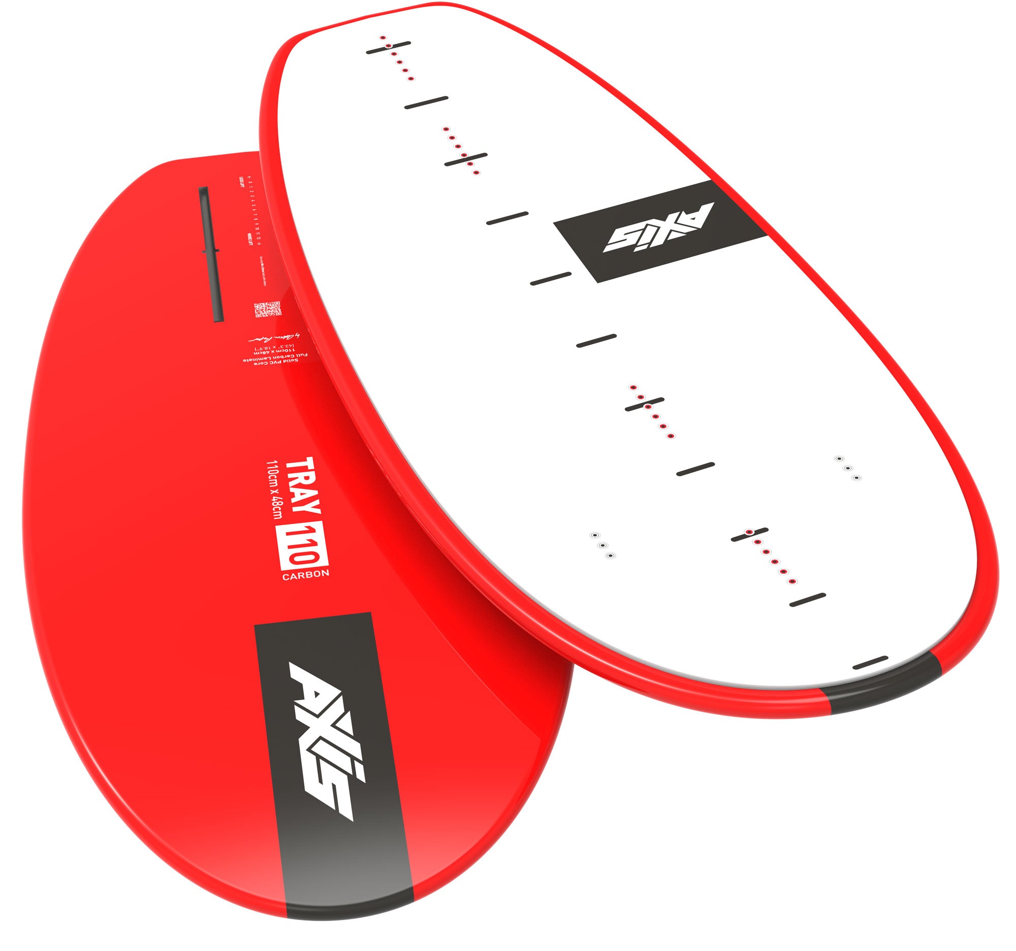 Доска для фойла AXIS Foils Tray v4 Carbon Foilboard 110 — детали конструкции