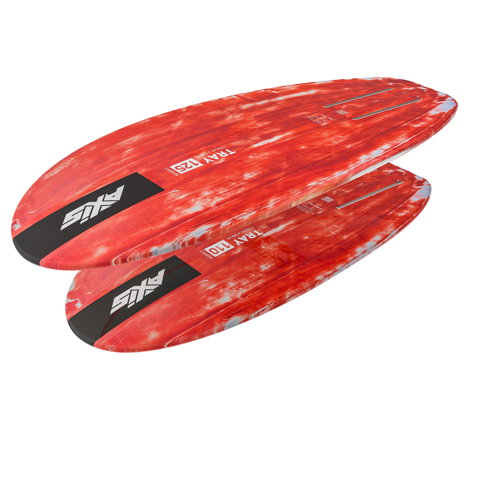 AXIS Foils Tray v5 Carbon Foilboard 125 Foilboard — close-up