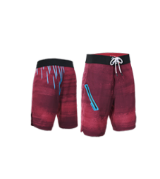 Aztron STARDUST Men's Printed Boardshort 19-INCH RED Apparel — buy at K1.surf