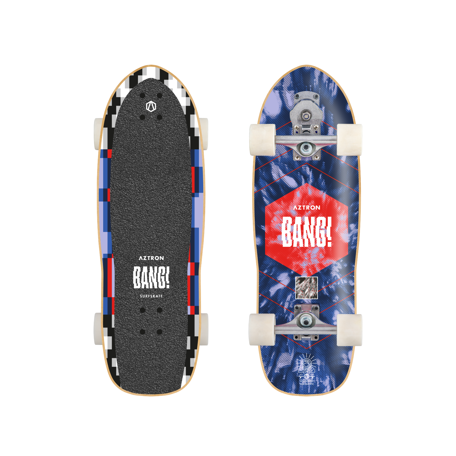 Сёрфскейт Aztron BANG 29 Surfskate CST Canadian Maple