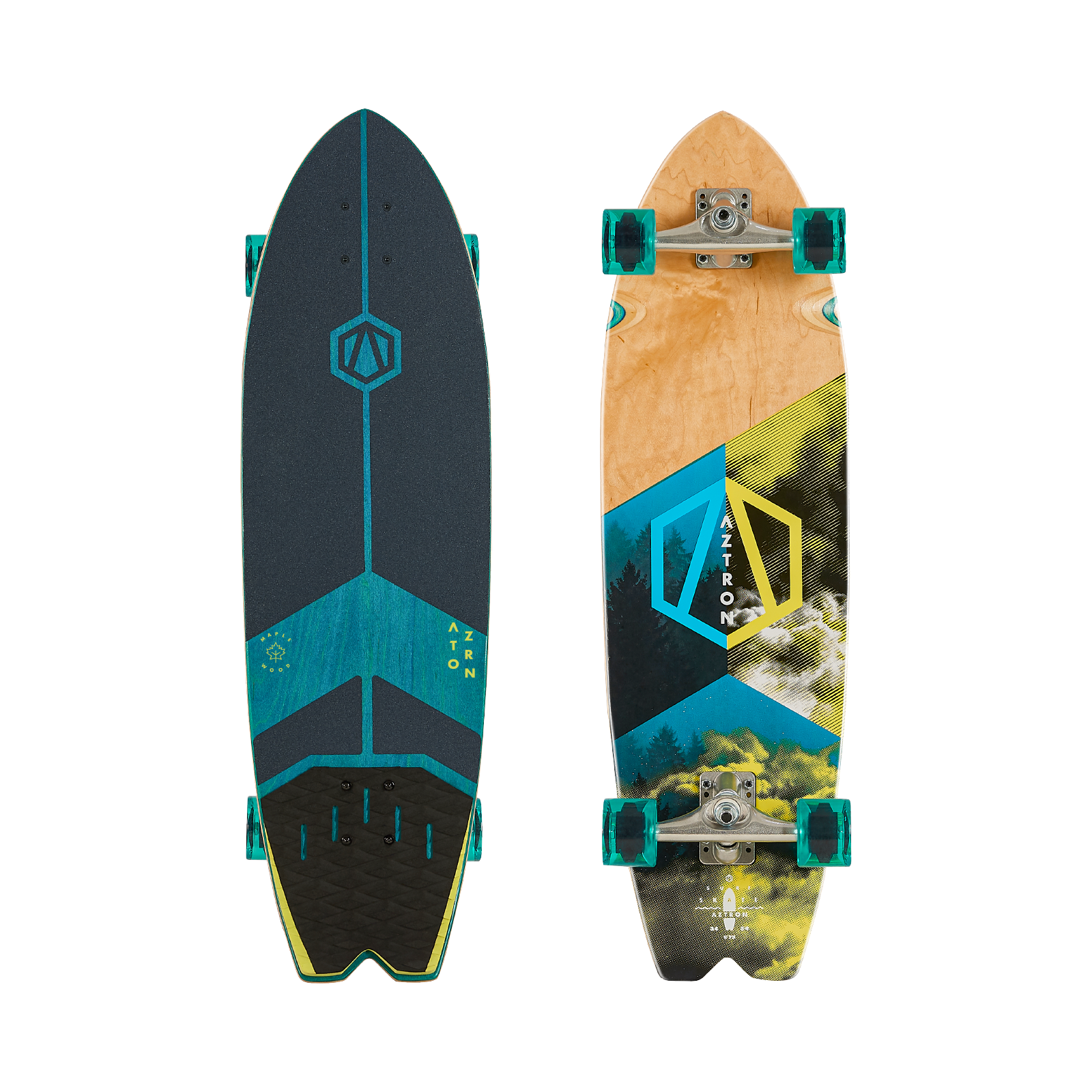 Сёрфскейт Aztron FOREST 34 Surfskate CST Canadian Maple