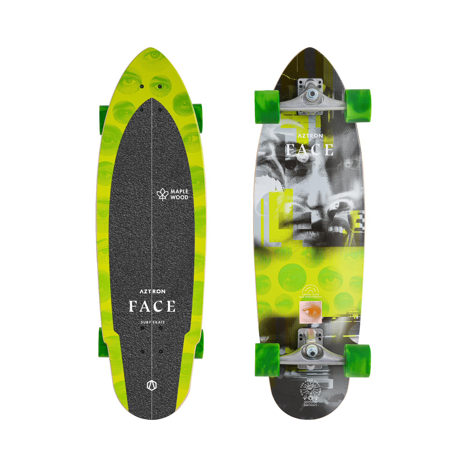 Сёрфскейт Aztron FACE 33 Surfskate CST Canadian Maple