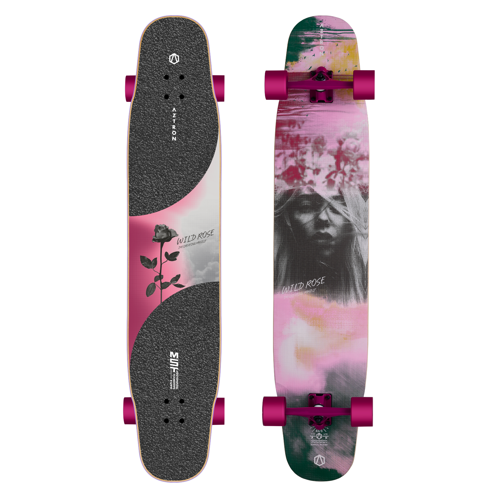 Сёрфскейт Aztron WILD ROSE 45.5 Danceboard Premium dance — фото товара