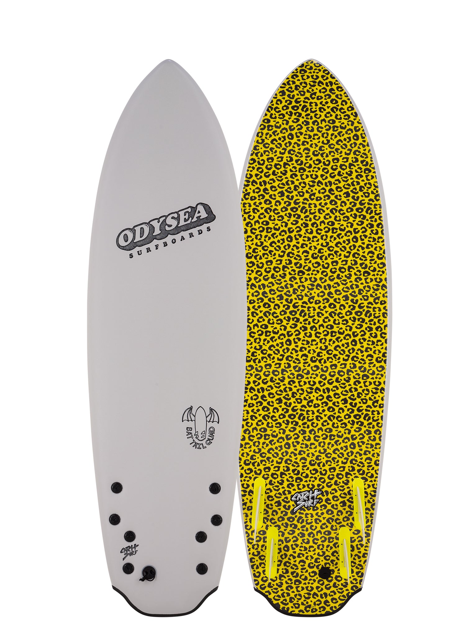Сёрф-доска Catch Surf Bat Tail Quad - 5'8'' — детали конструкции