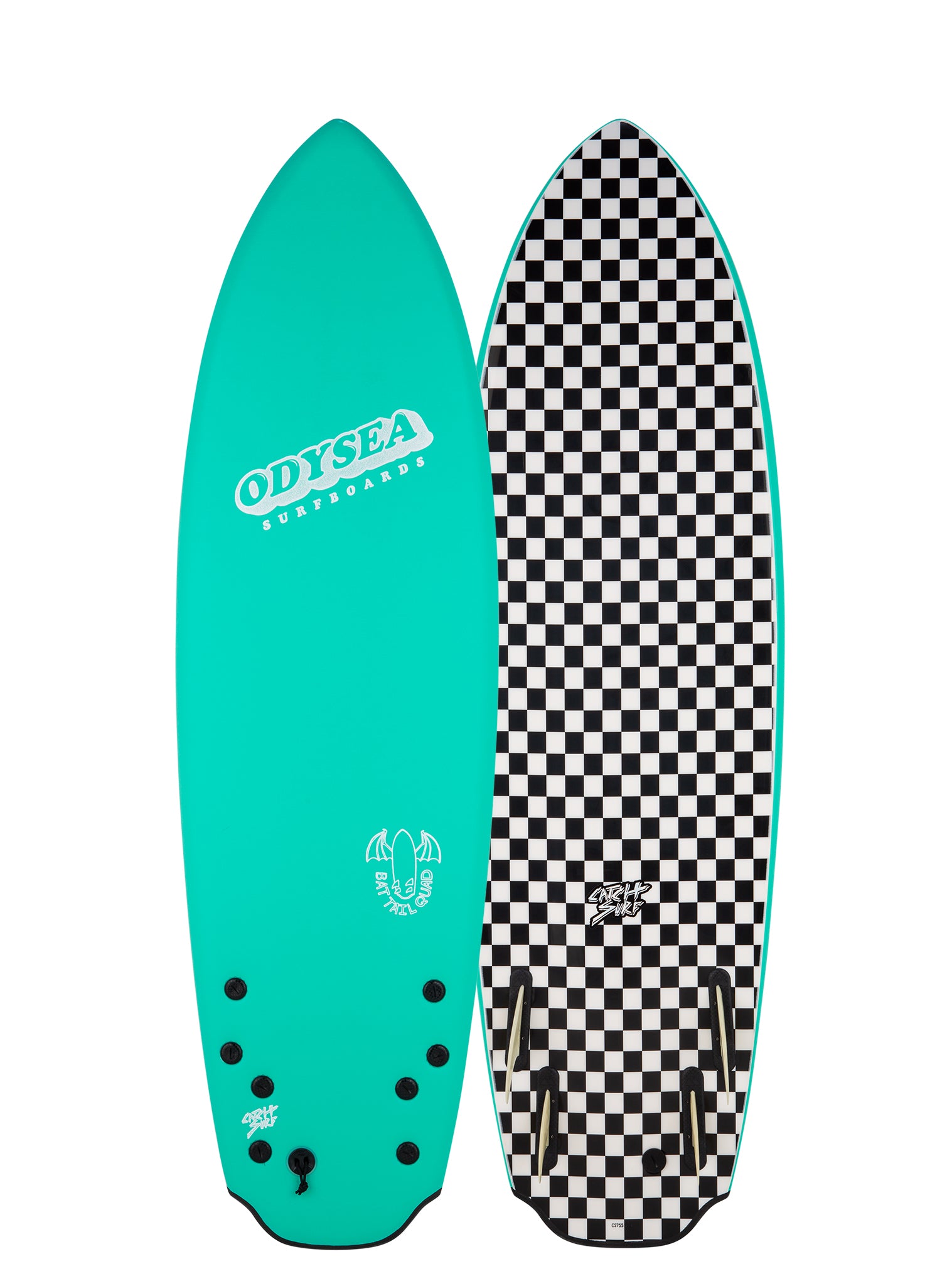 Сёрф-доска Catch Surf Bat Tail Quad - 5'8'' — крупный план