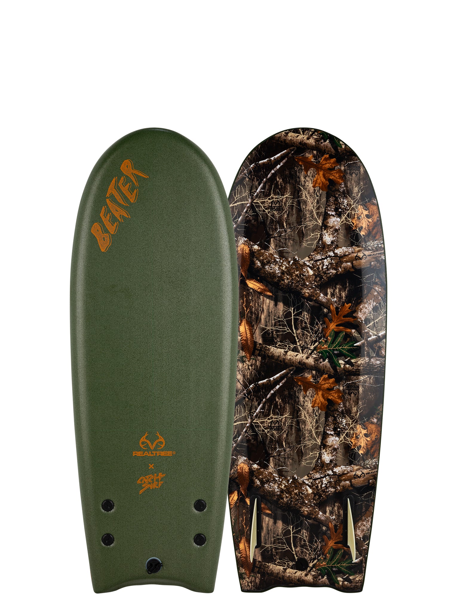 Catch Surf Beater Original 54 PRO // Realtree® Edition Surfboard — top view