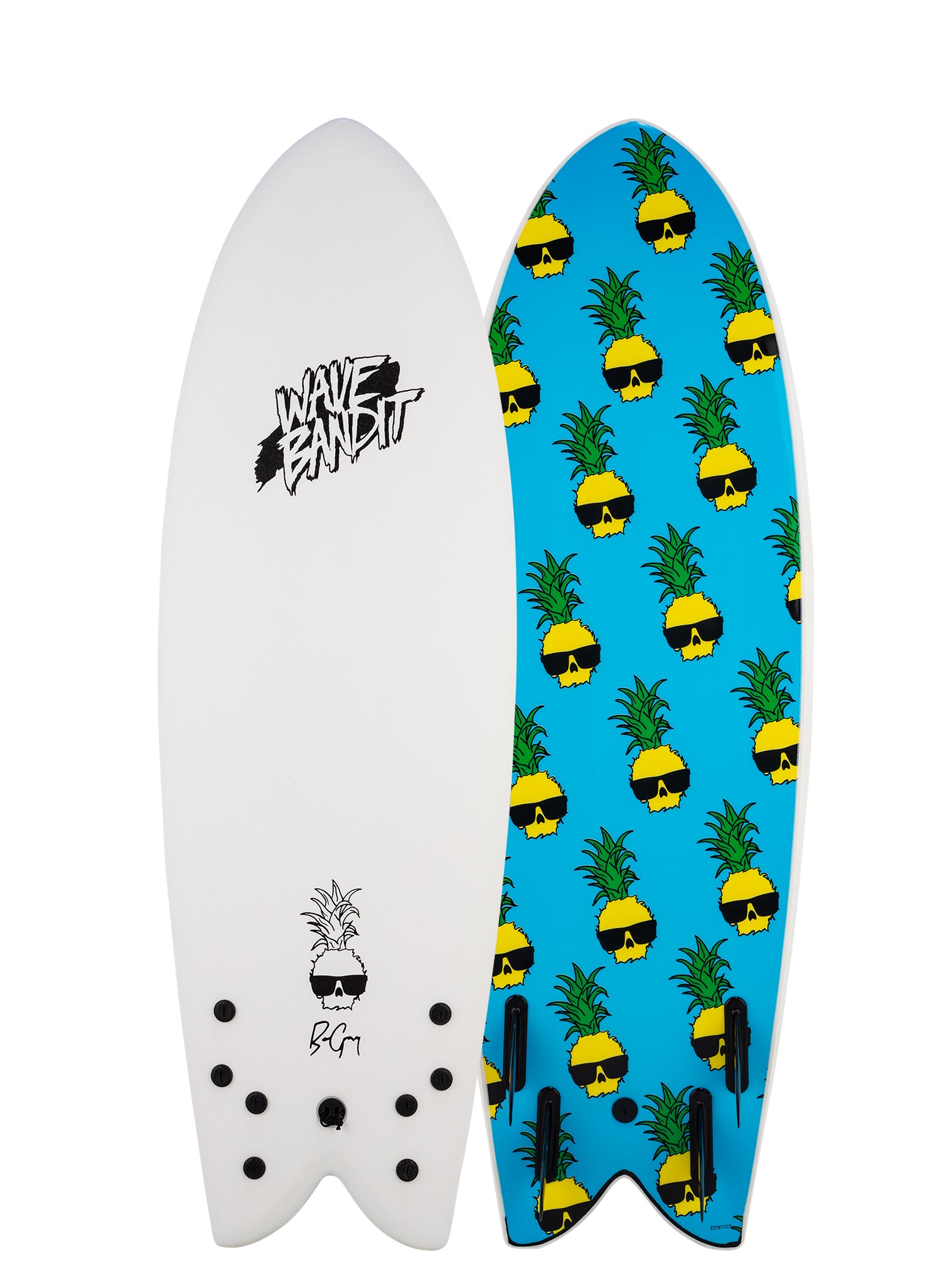 Catch Surf Retro Fish x Ben Gravy (5'8"Quad) Surfboard — buy at K1.surf
