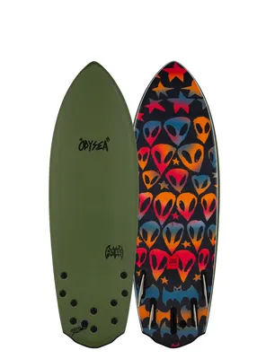 Сёрф-доска Catch Surf Fat Bat (Five Fin - 5'2'') // Ozzy Wrong PRO