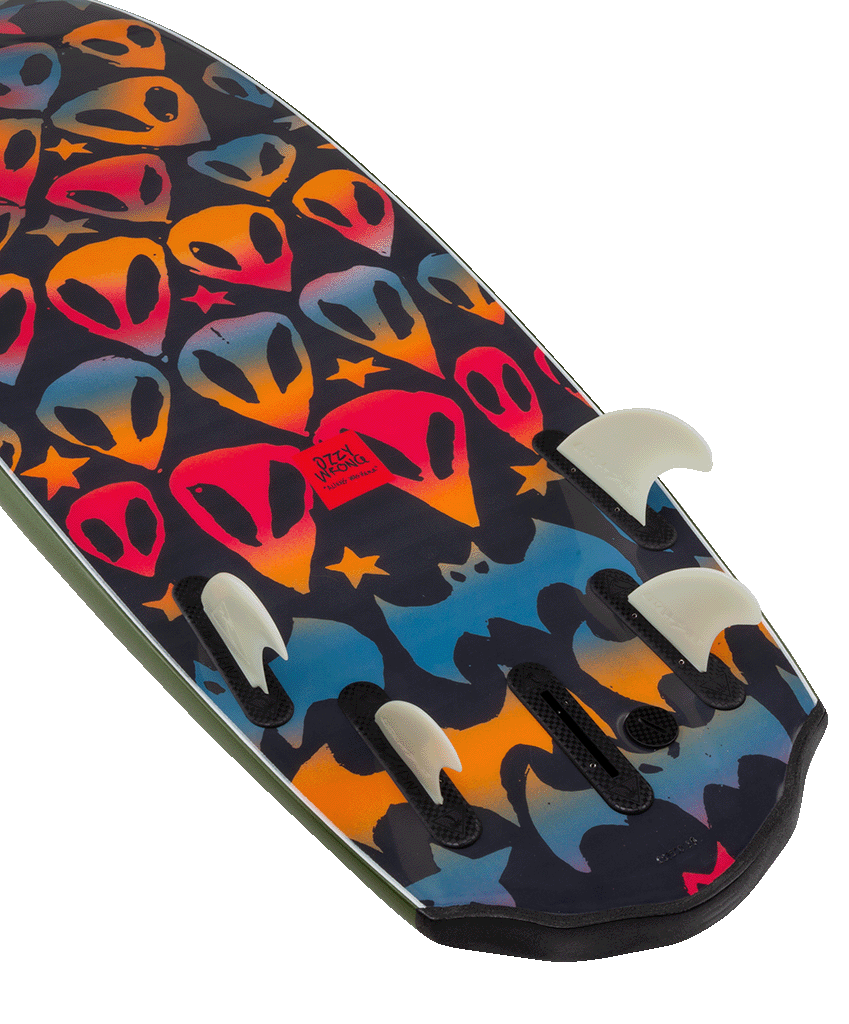 Catch Surf Fat Bat (Five Fin - 5'2'') // Ozzy Wrong PRO Surfboard — side view