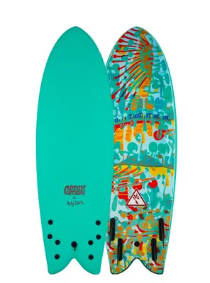 Сёрф-доска Catch Surf Heritage 5'8" Fish (Quad) x Andy Davis