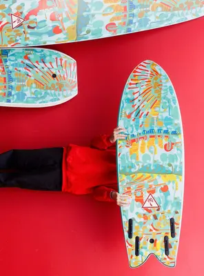 Сёрф-доска Catch Surf Heritage 5'8" Fish (Quad) x Andy Davis — детали конструкции