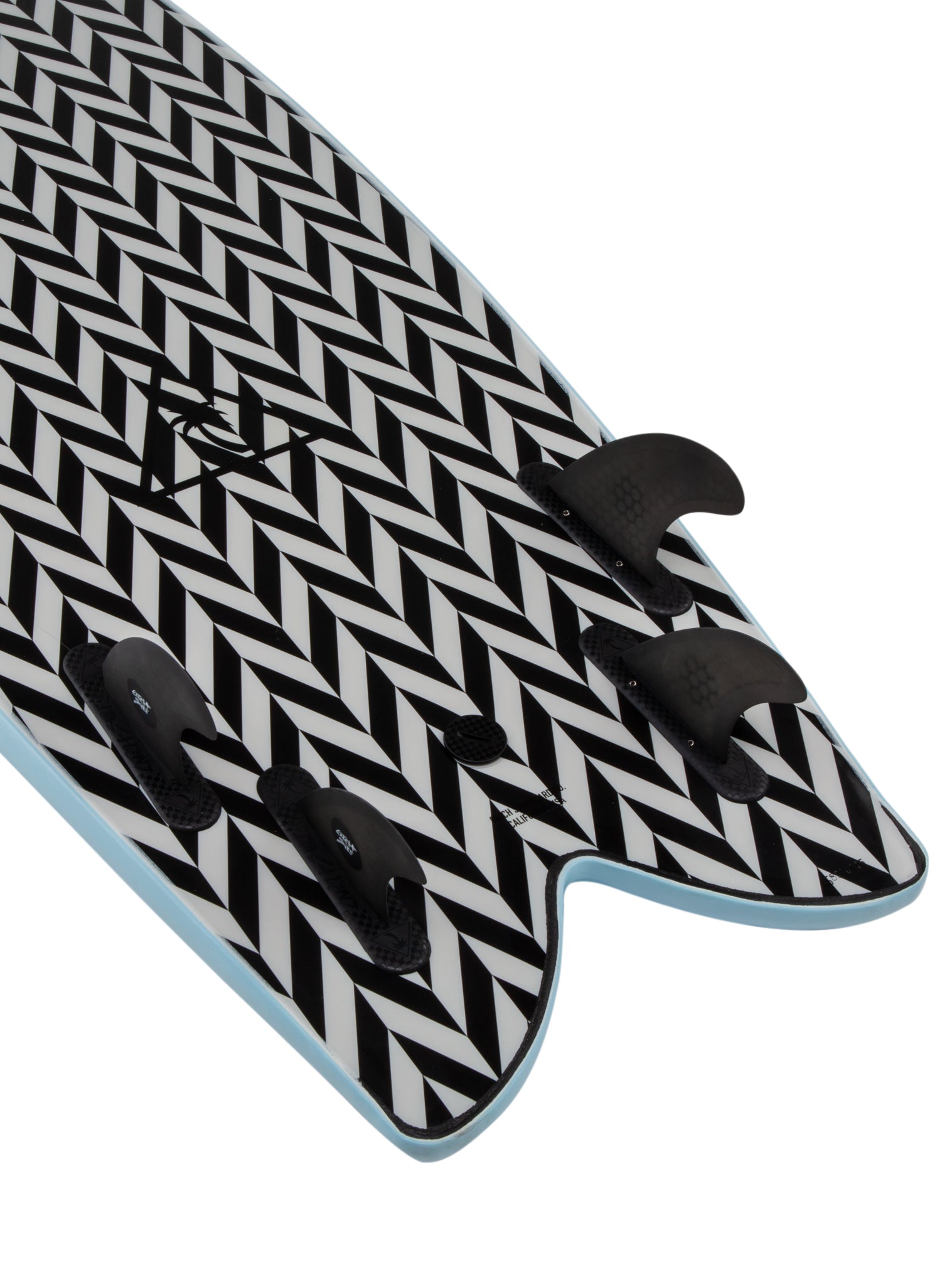 Сёрф-доска Catch Surf Heritage 5'8" Fish - Quad Fin — вид сбоку