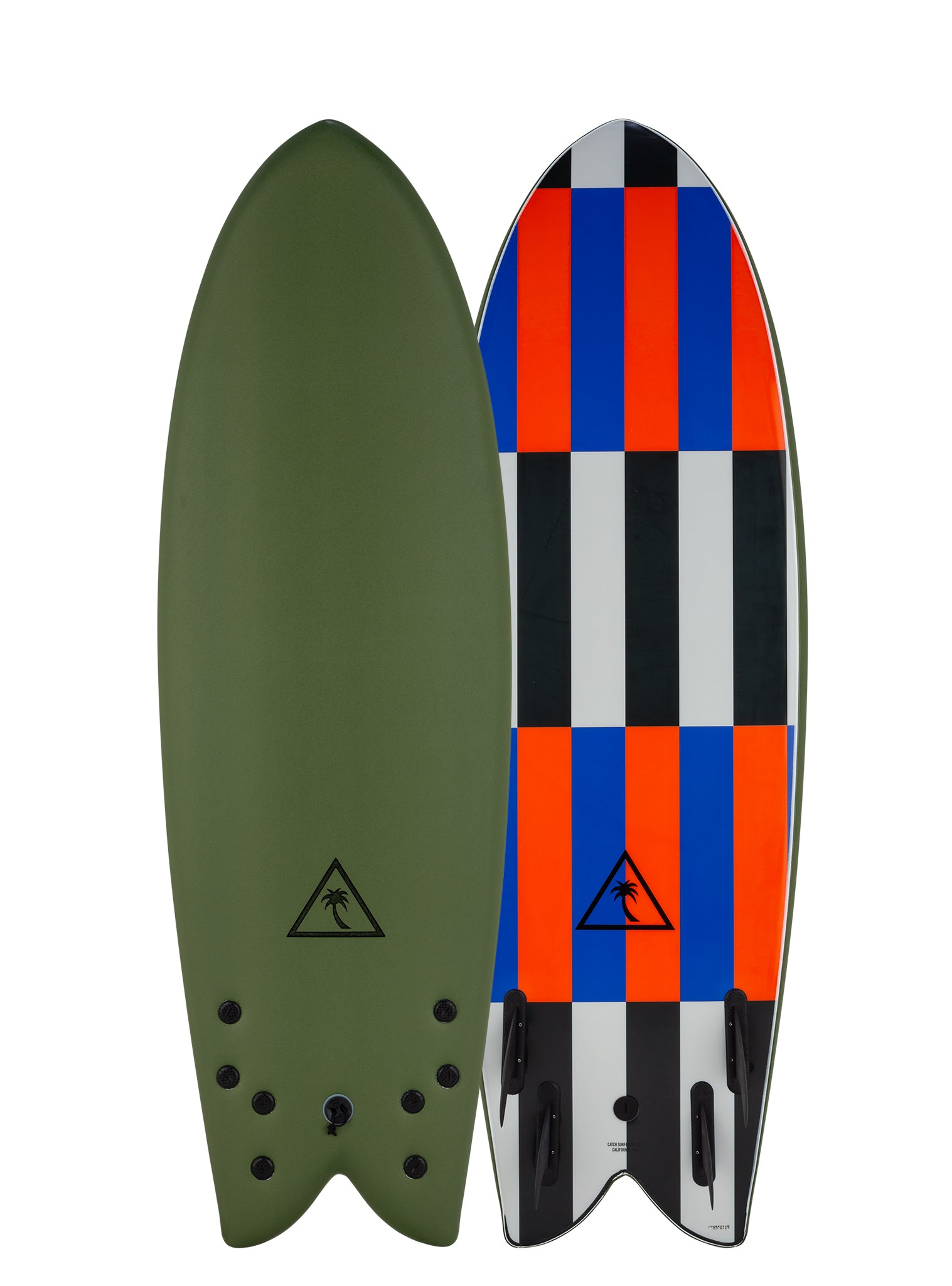 Сёрф-доска Catch Surf Heritage 5'8" Fish - Quad Fin — вид сверху