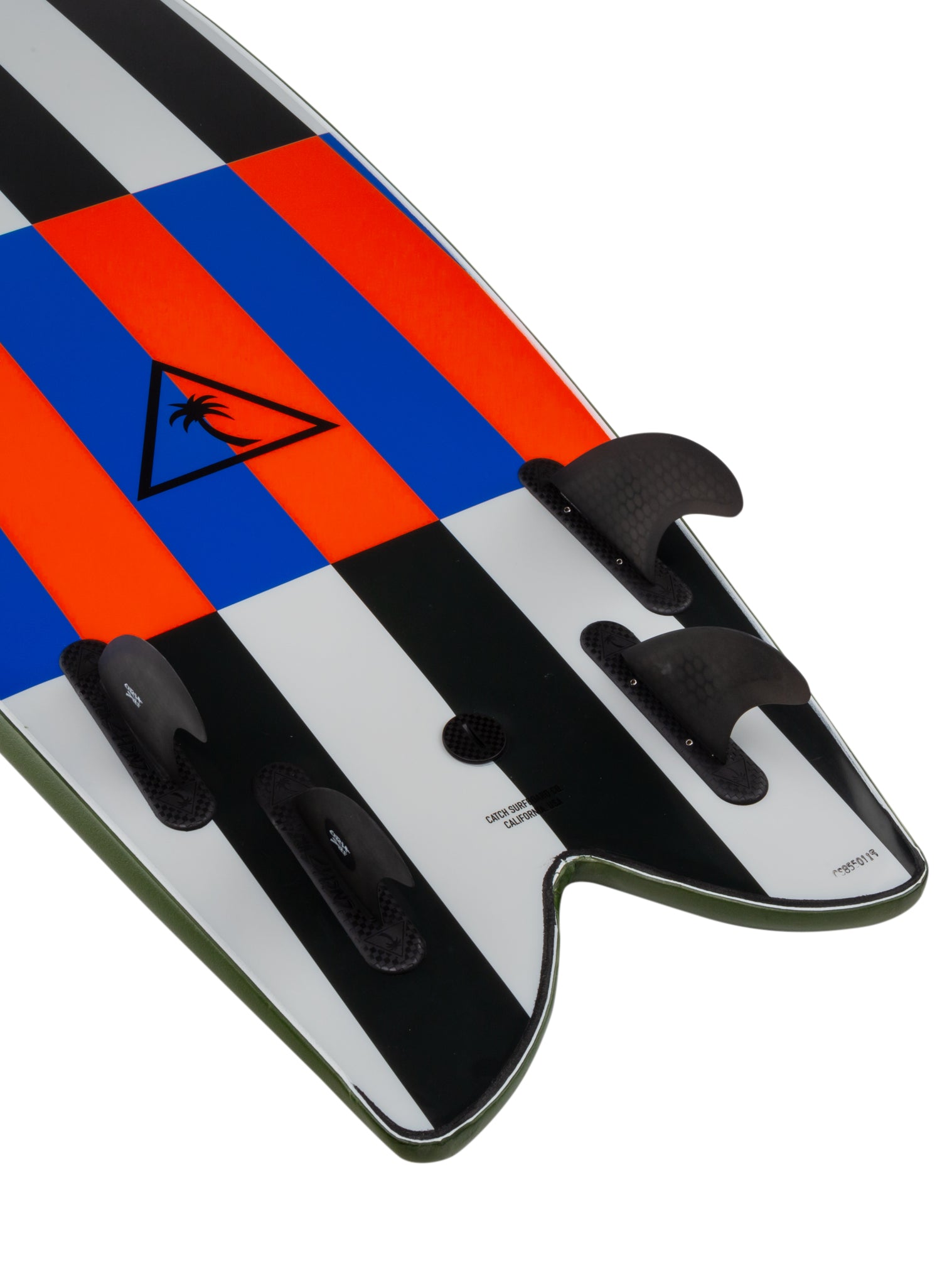 Сёрф-доска Catch Surf Heritage 5'8" Fish - Quad Fin — крупный план
