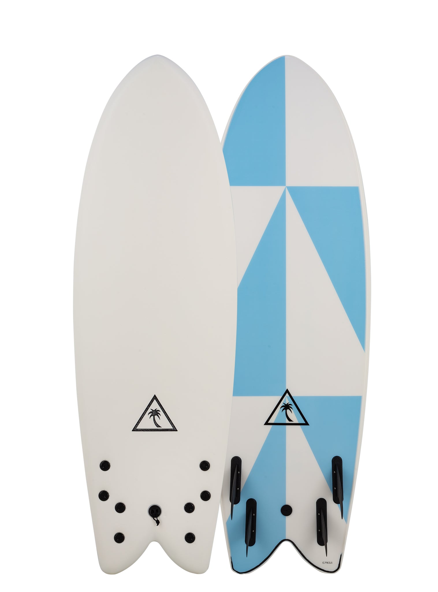 Сёрф-доска Catch Surf Heritage 5'8" Fish - Quad Fin — в работе на воде