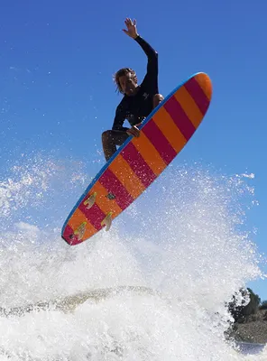 Сёрф-доска Catch Surf LOG — в работе на воде