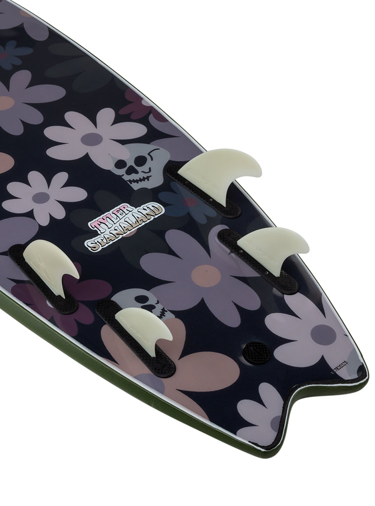 Catch Surf Skipper (Quad) - 6'0" x Tyler Stanaland PRO Surfboard — close-up