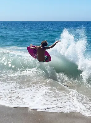 Сёрф-доска Catch Surf Скимборд Catch Surf Soft Skim (48") — в работе на воде