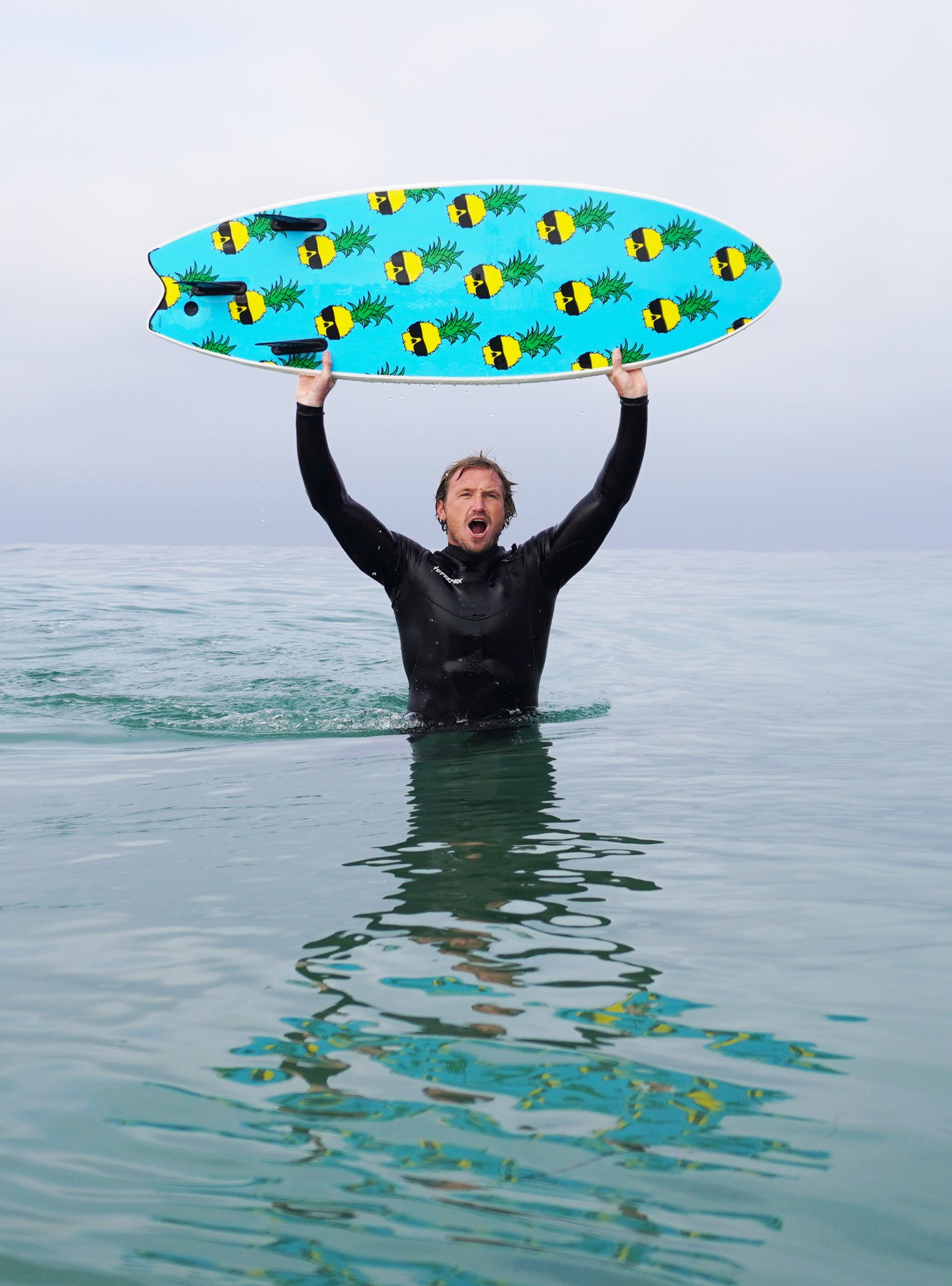 Catch Surf Performer x Ben Gravy (Tri Fin) Surfboard — top view