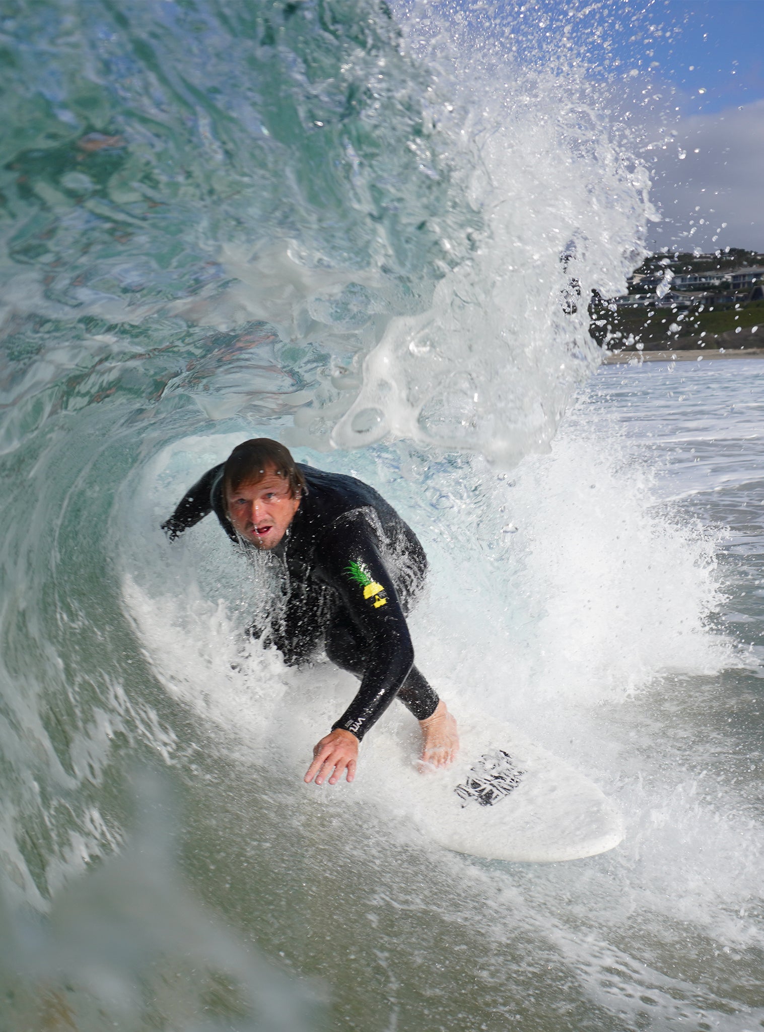 Catch Surf Performer x Ben Gravy (Tri Fin) Surfboard — in action on the water