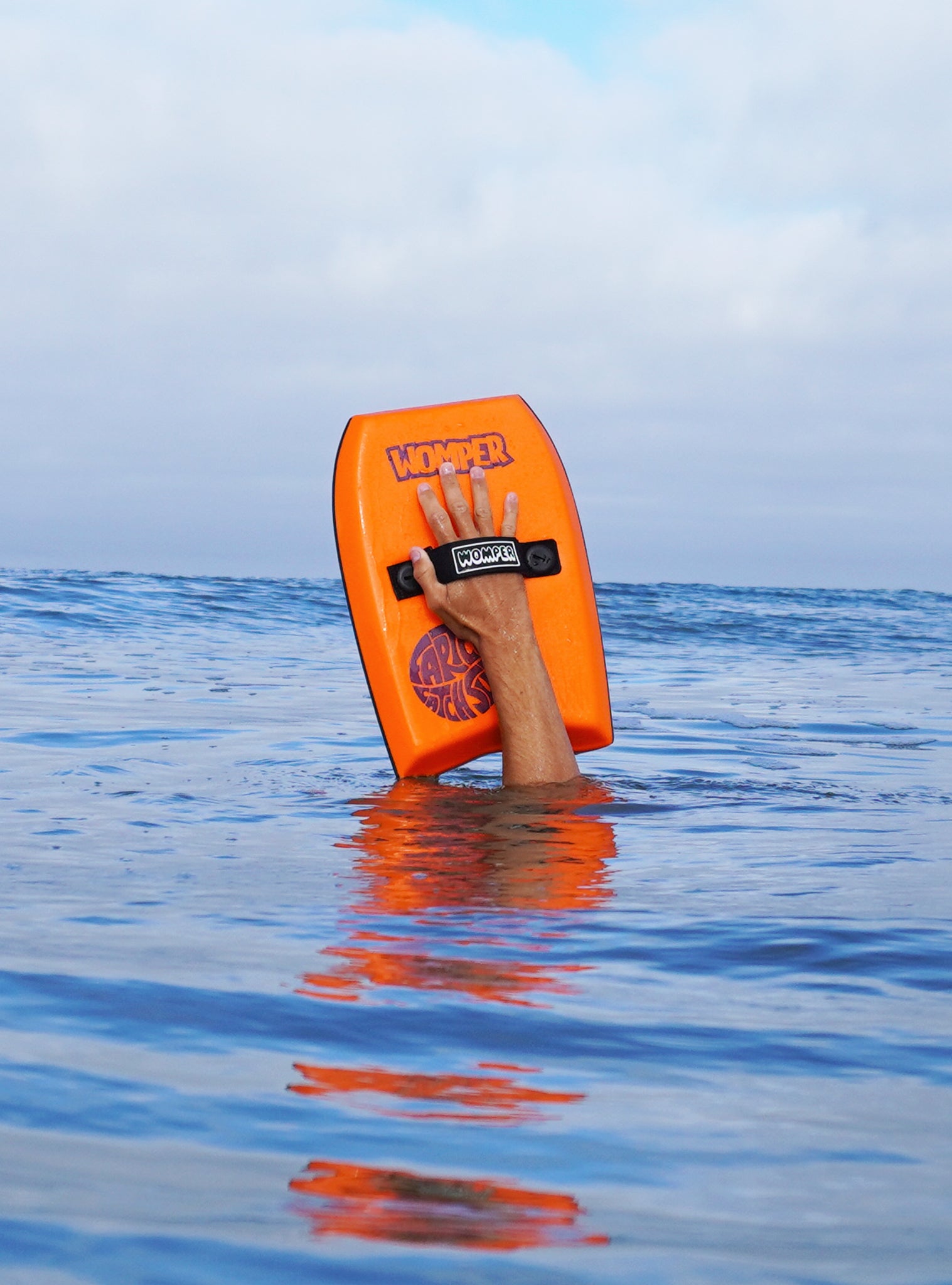 Бодиборд Catch Surf WOMPER // STRAPPED x FARTCO — in action on the water