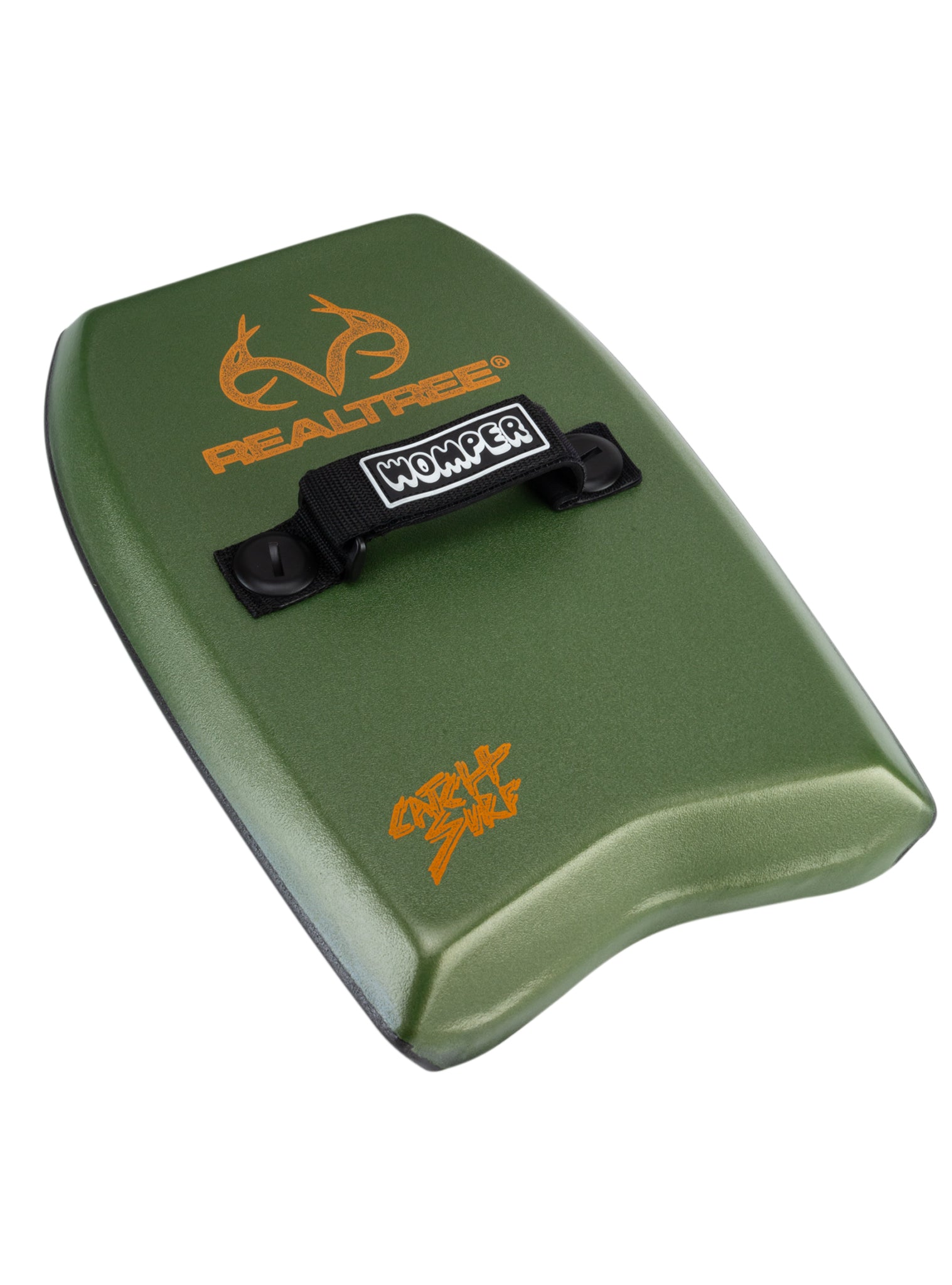 Бодиборд Catch Surf WOMPER // STRAPPED x Realtree® Edition — в работе на воде
