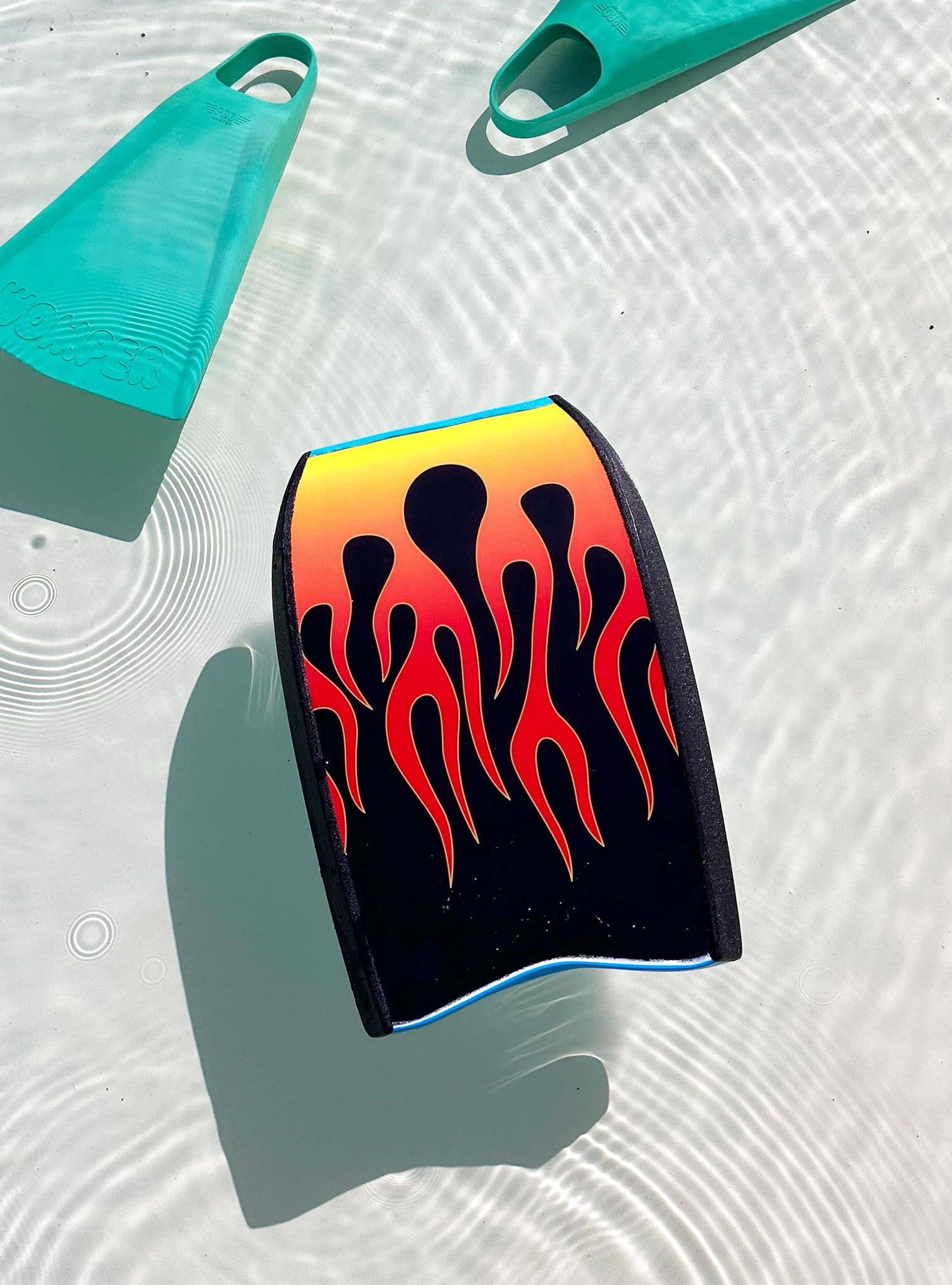 Бодиборд Catch Surf WOMPER x BeefsTV Flames — детали конструкции
