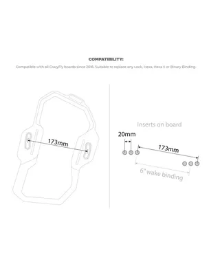 CrazyFly Binary binding III Binding — construction detail