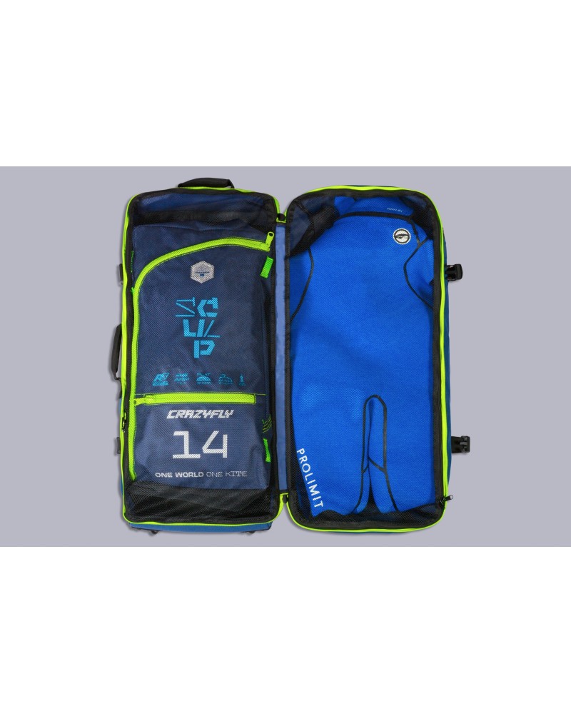 Сумка CrazyFly Large Roller Travel Bag — top view