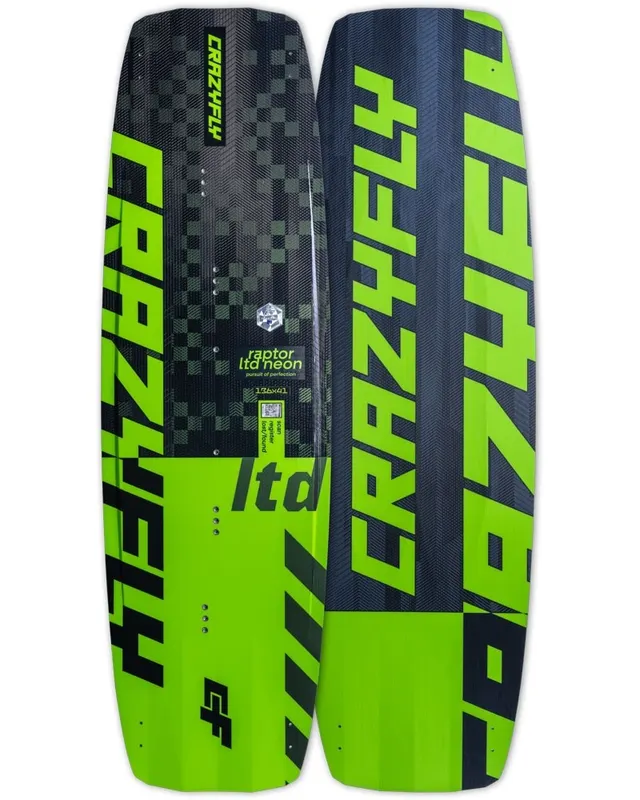 CrazyFly Raptor LTD Neon 2024 Kiteboard — buy at K1.surf