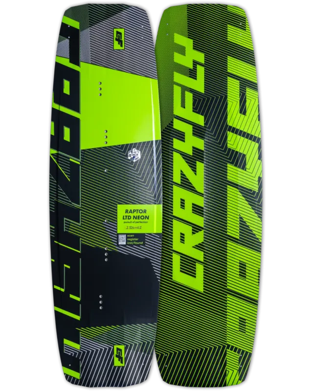 CrazyFly Raptor LTD Neon 2025 Kiteboard — buy at K1.surf
