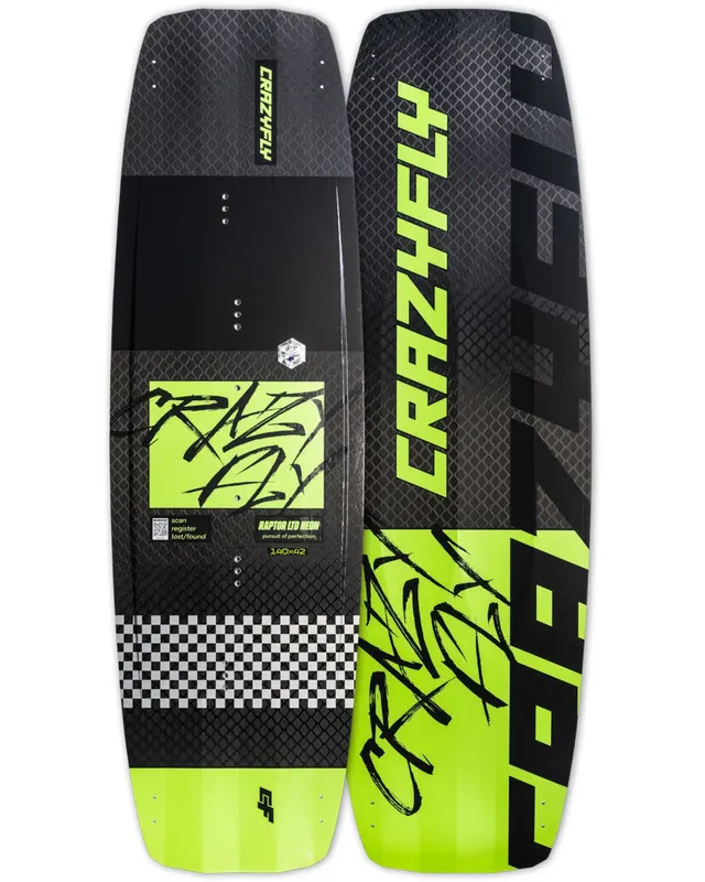 Кайтборд CrazyFly Raptor LTD Neon 2026 — купить в K1.surf