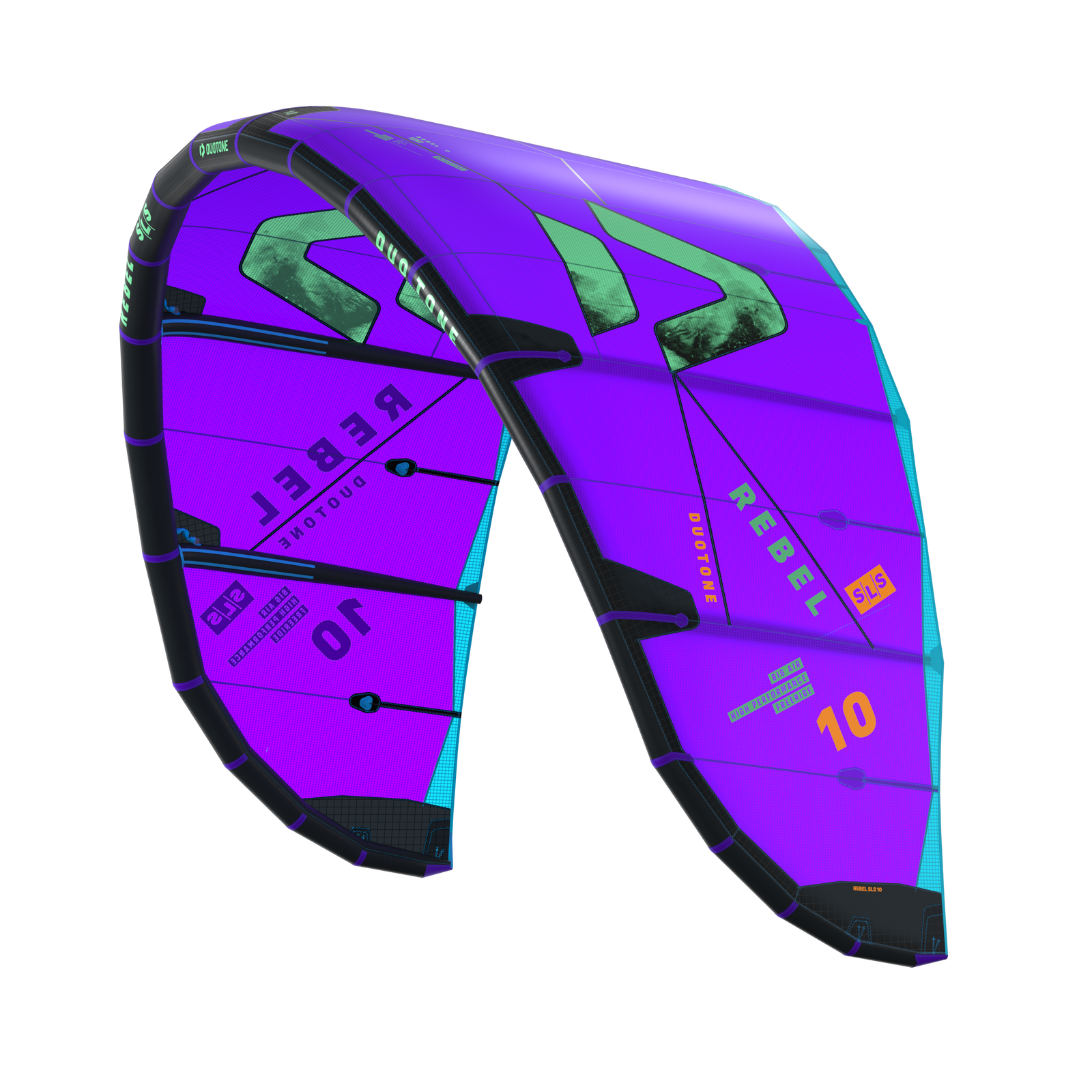 Duotone Rebel SLS Kite — side view