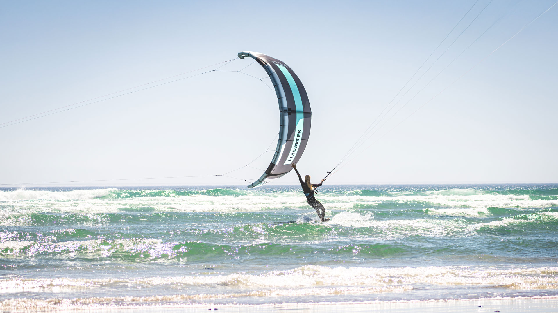 Flysurfer HELI Kite — construction detail