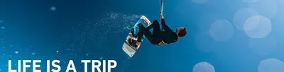 Кайтборд Flysurfer TRIP3 — вид сбоку