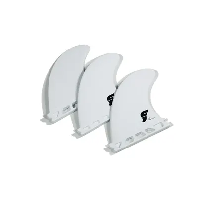 F-One Futures Fins F4 437 (Thruster set) - Standard White