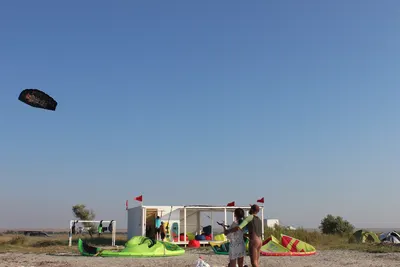 Кайт над лиманом, Межводное, Крым