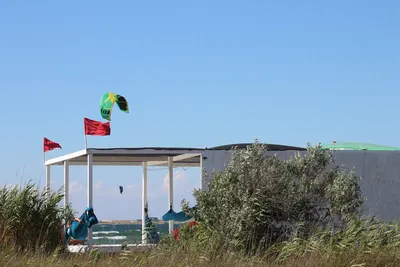 Кайт над лиманом, Межводное, Крым