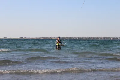 Кайт над лиманом, Межводное, Крым
